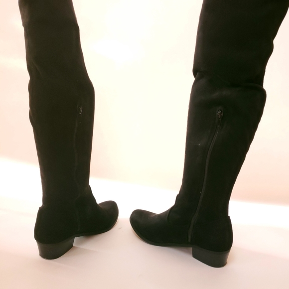 JustFab Over-The-Knee Suede-like Boot - Picture 8 of 15